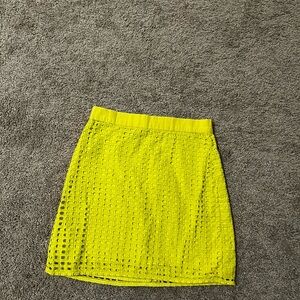 Vibrant Yellow Women's Skirt